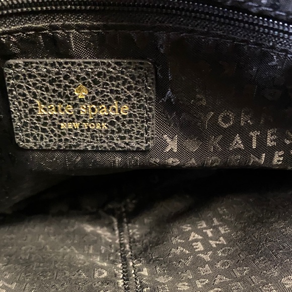 Kate Spade Black Leather Satchel - Picture 6 of 11